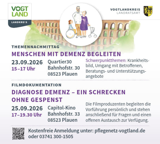 Veranstaltungen Pflegenetzwerk Woche der Demenz 2026